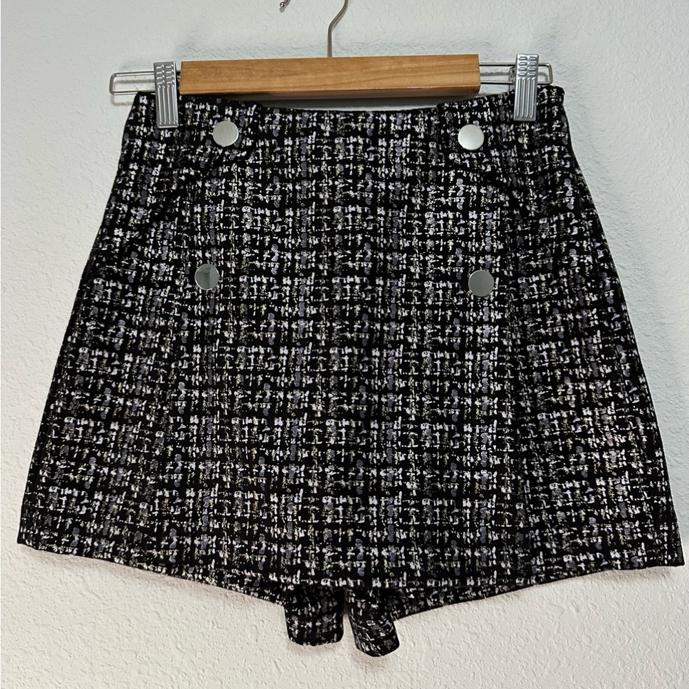 ZARA - Multicolor Skort with Buttons